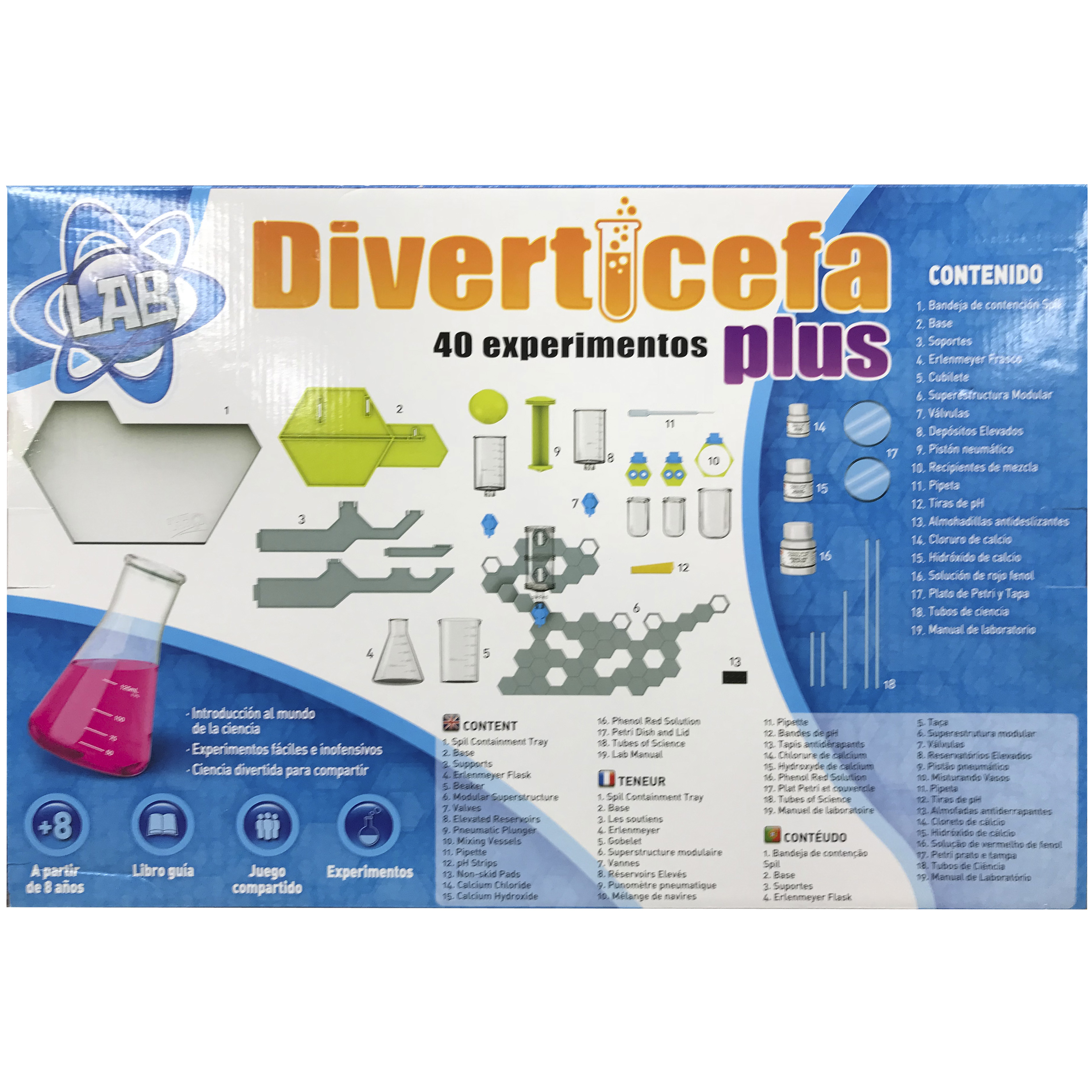 juego diverticefa plus experimentos