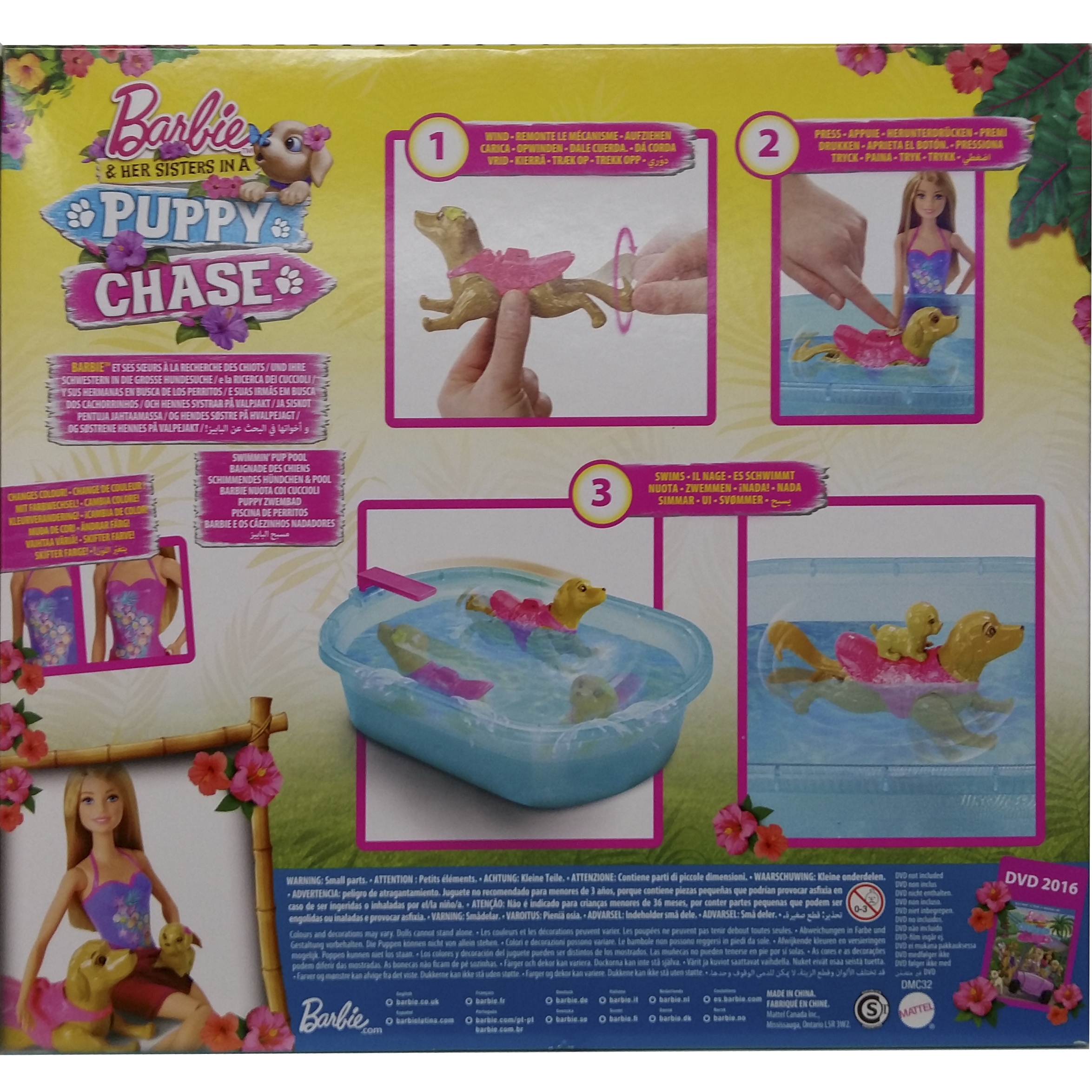 imagen barbie piscina de perritos