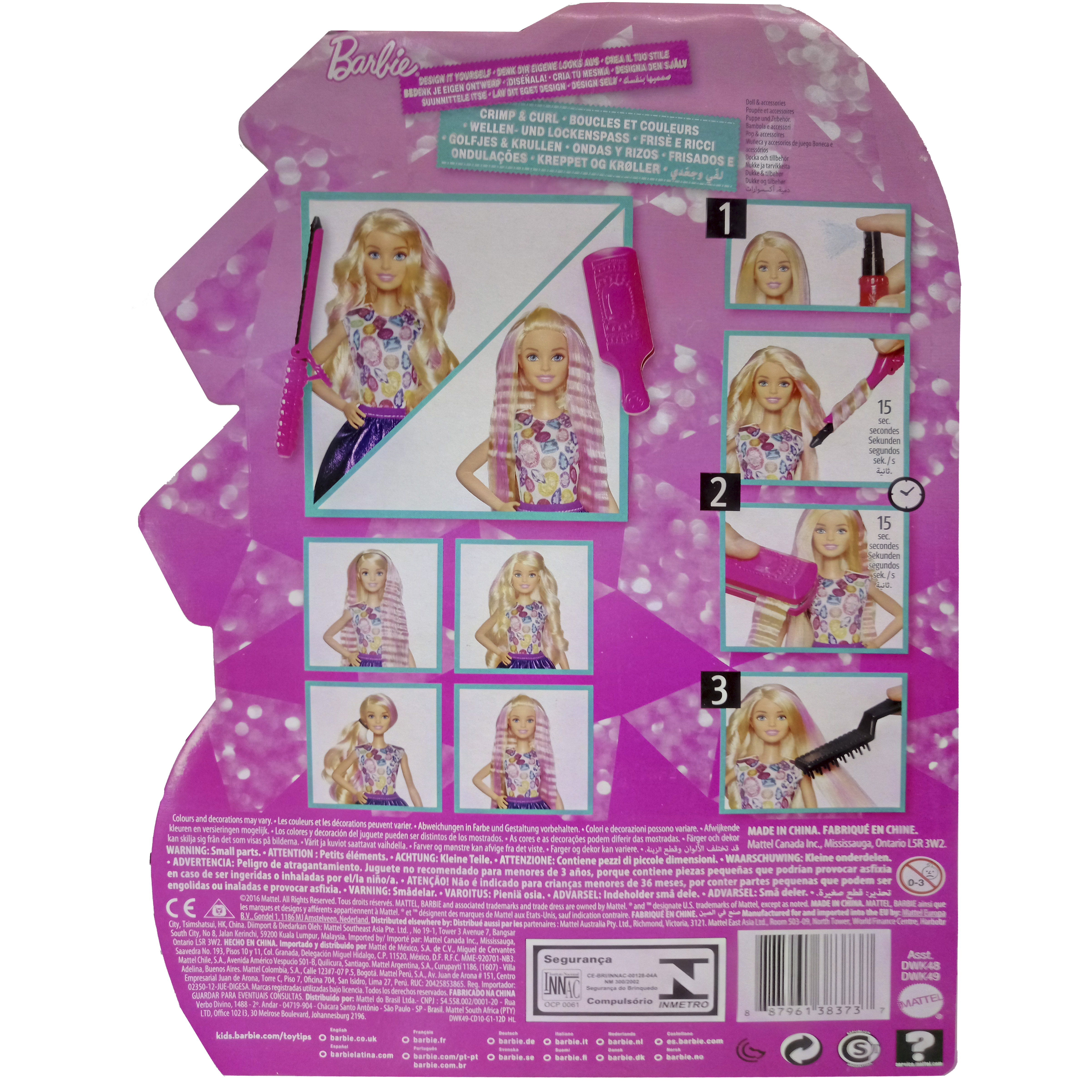 imagen barbie peinados ondas y rizos