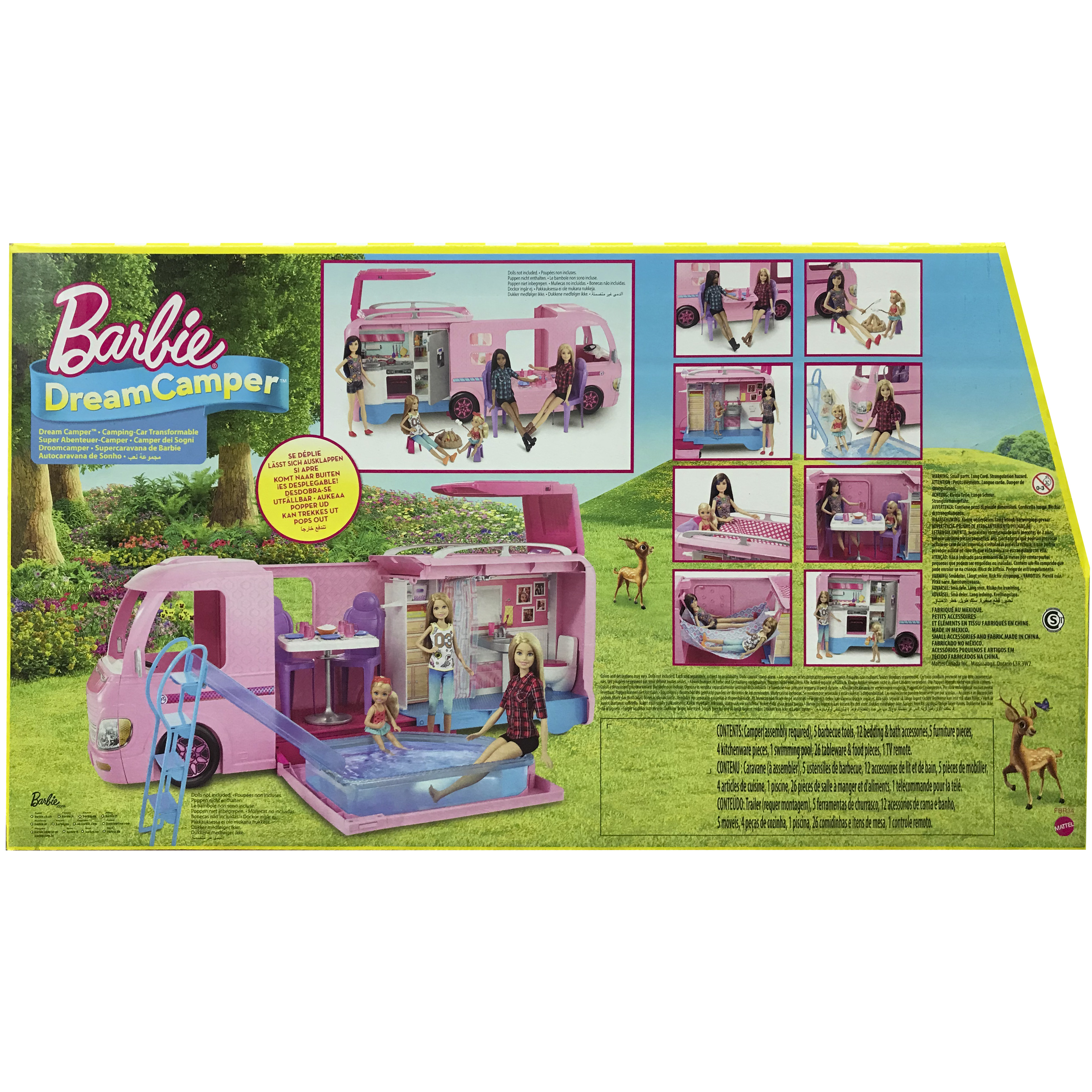 imagen la super caravana de barbie rosa 