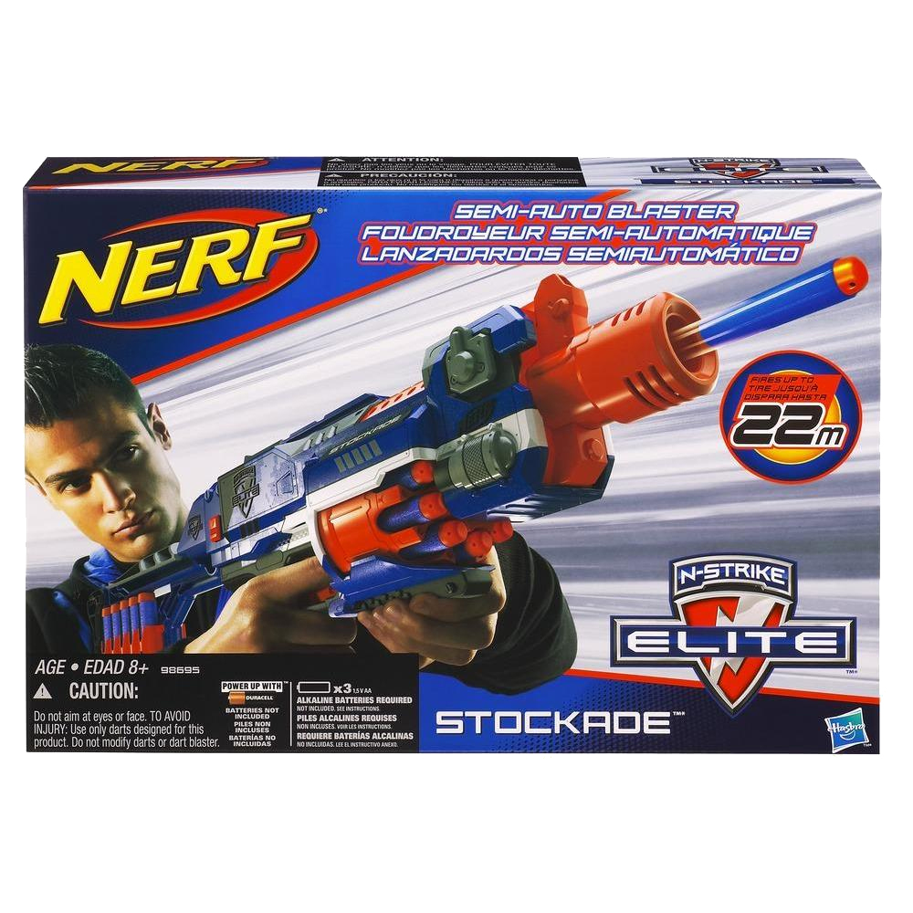 imagen nerf stockade caja 10 dardos