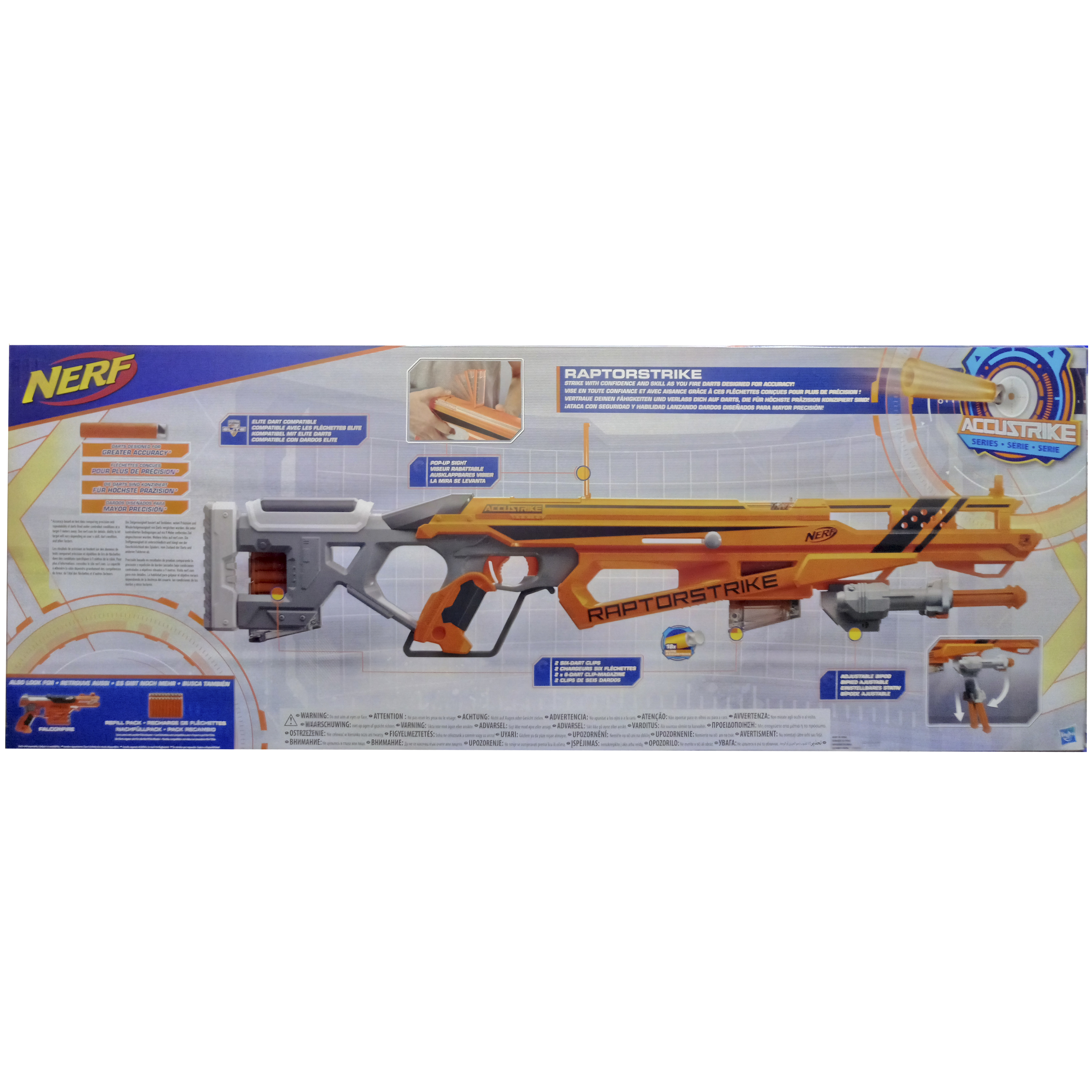 imagen lanzadora dardo nerf raptorstrike