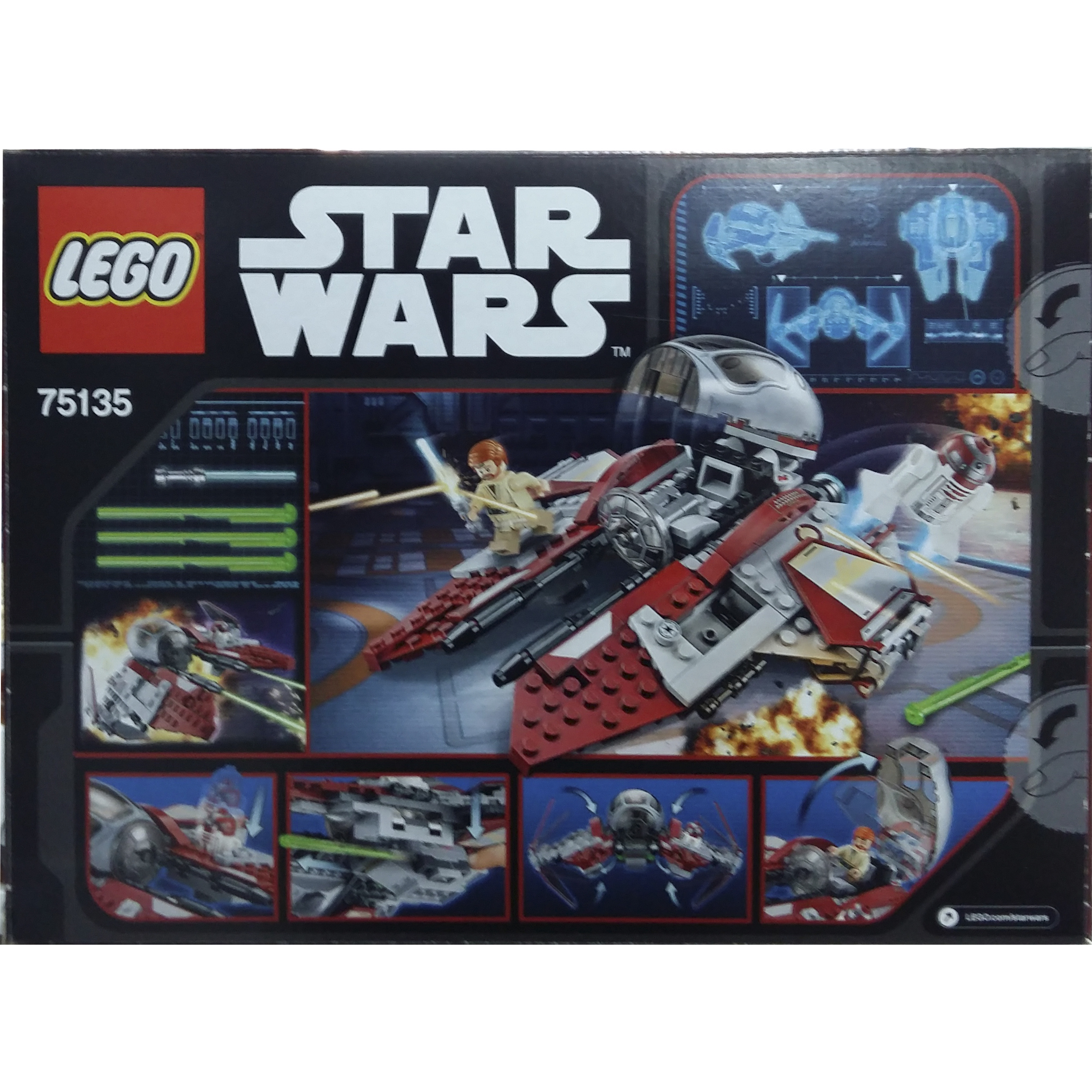 lego star wars jedi interceptor 75135