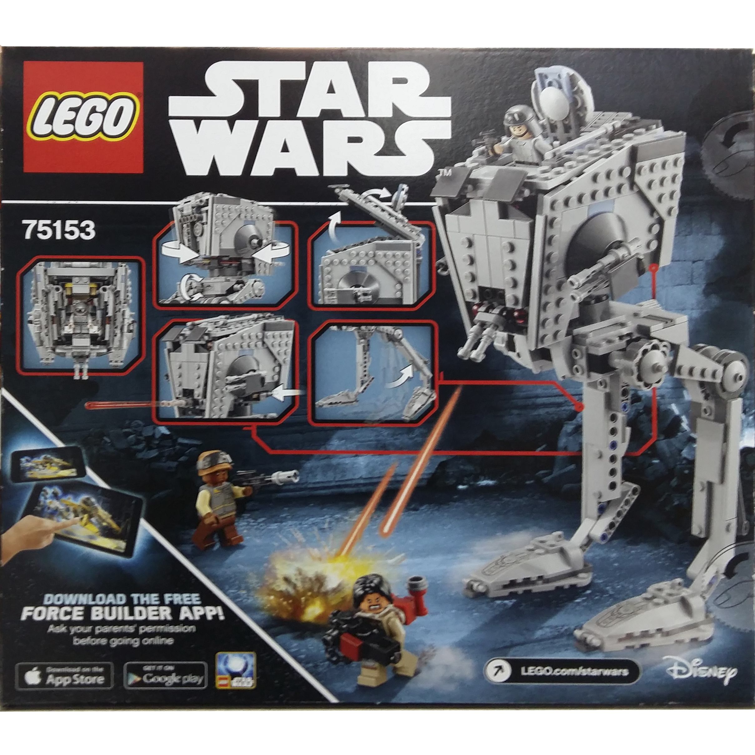 imagen lego star wars at-st walker 75153