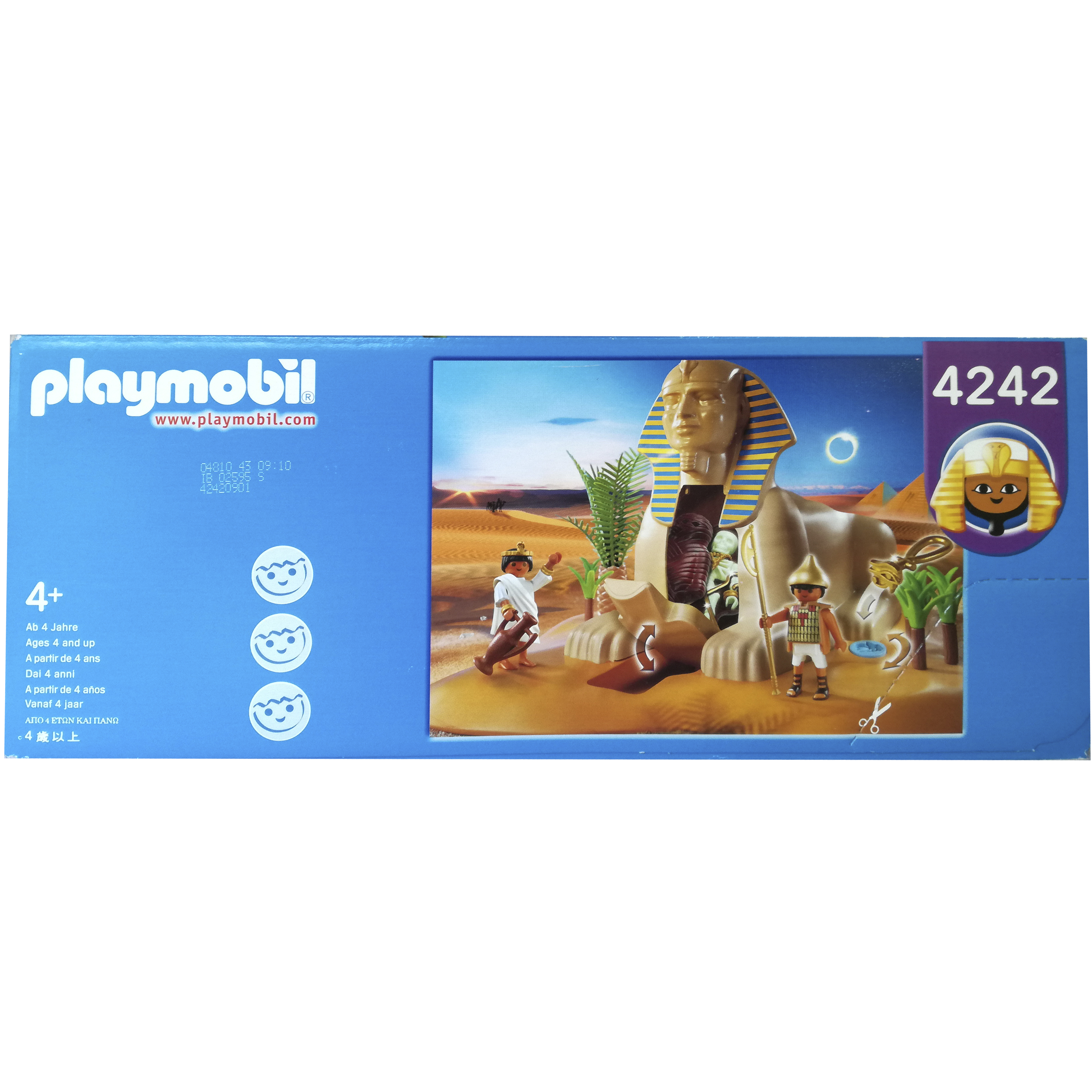 derecha caja playmobil 4242 esfinge