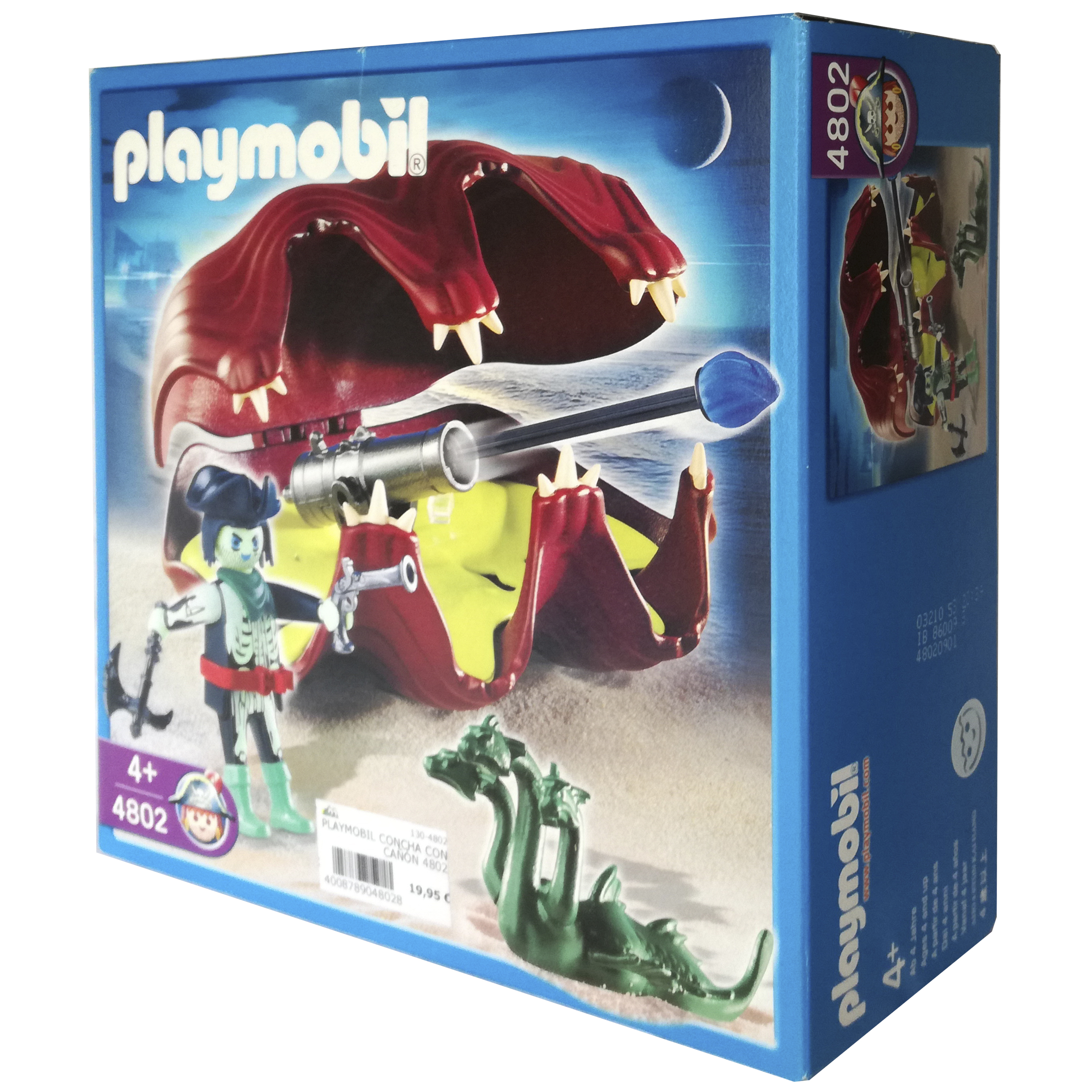 perspectiva playmobil pirata concha 4802