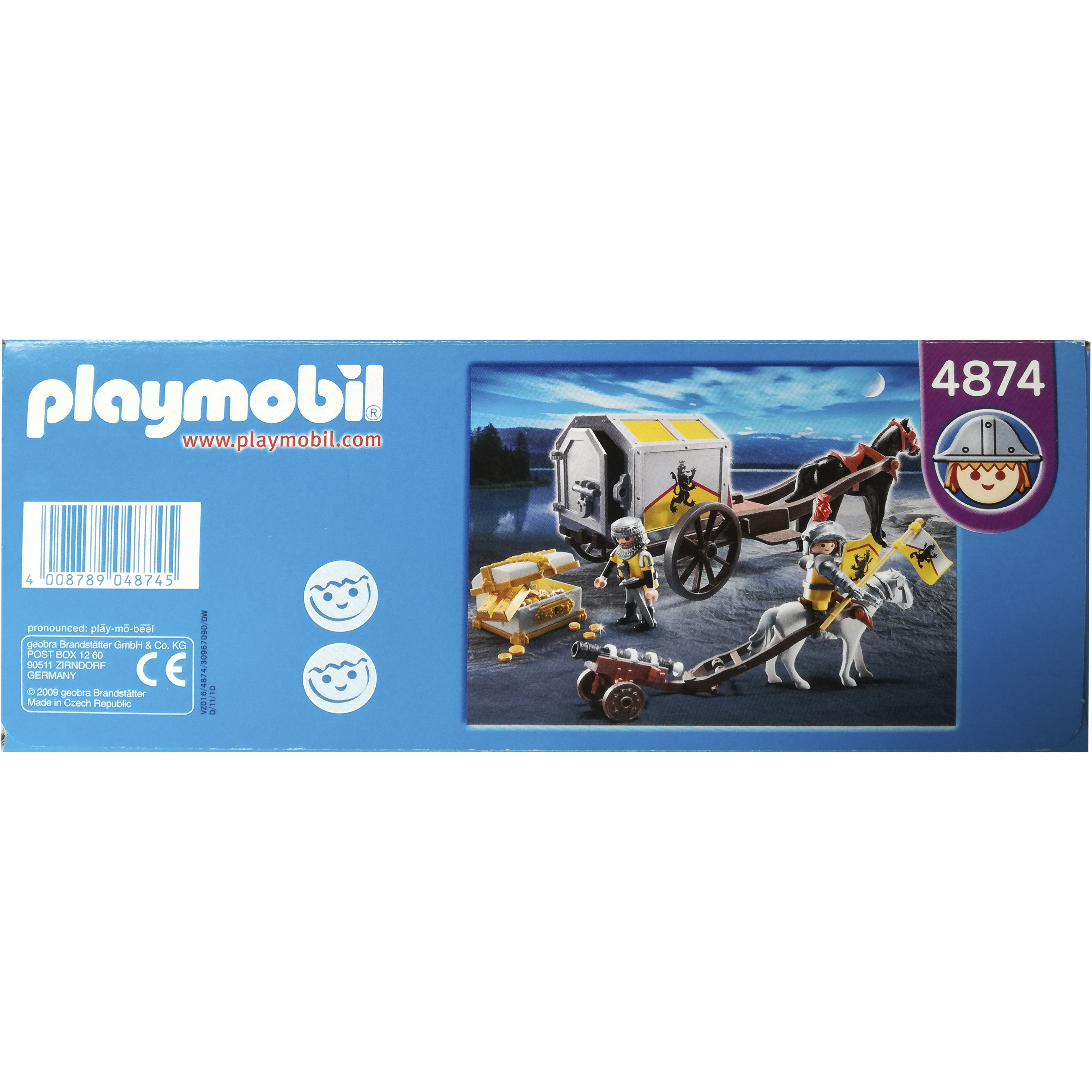 foto caja playmobil carruaje 4874 latera