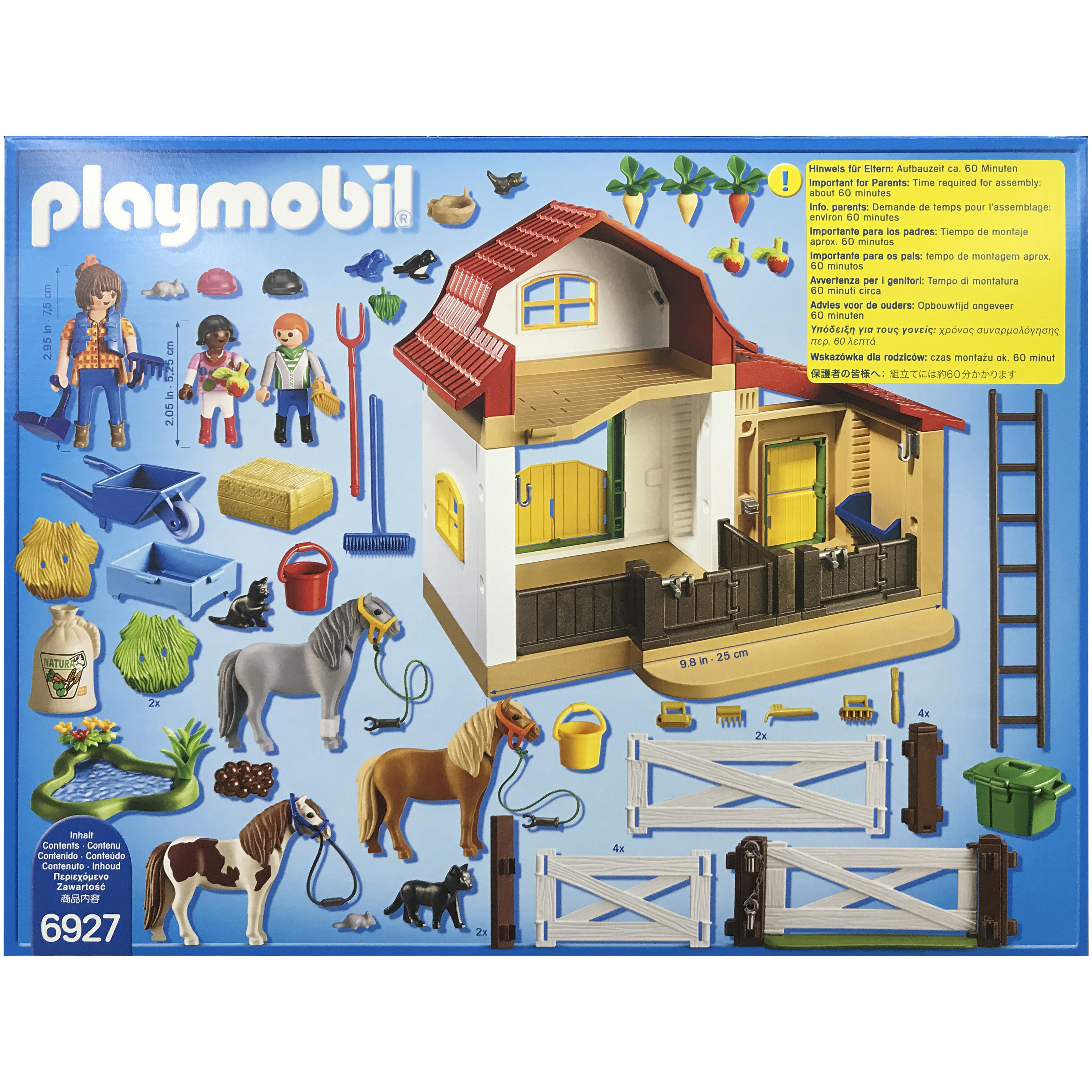 imagen granja ponis playmobil 6927