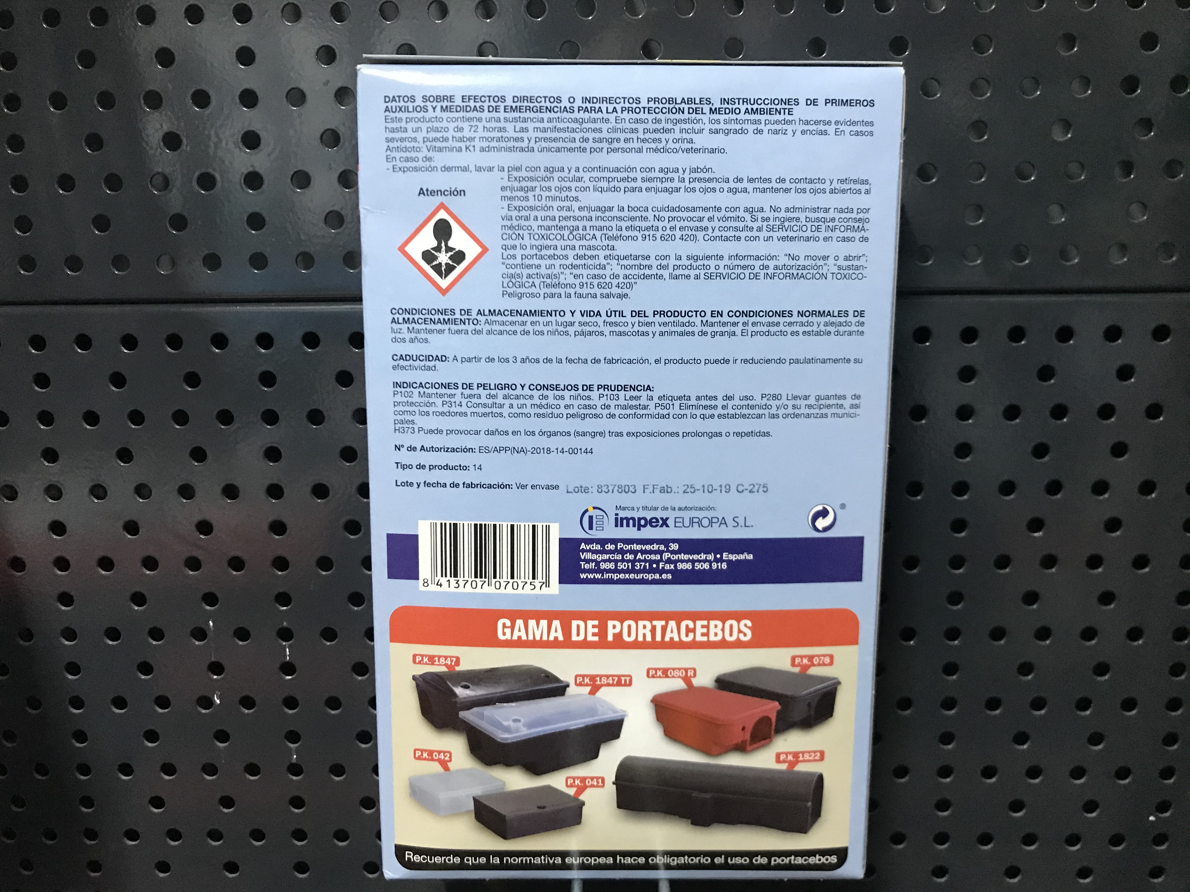 imagen trasera ratibrom cebo fresco