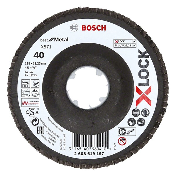 Disco abrasivo l?minas BOSCH X571 Best M