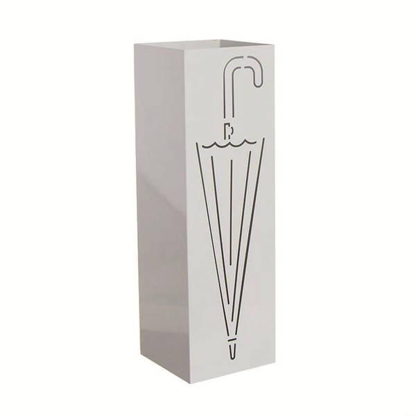 PARAGUERO METAL PARAGUAS BLANCO