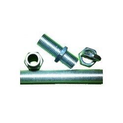 ACCESORIO PORTALAMPARA TIJA 100cm HUECA VARILLA ROSCADA PASACABLES 