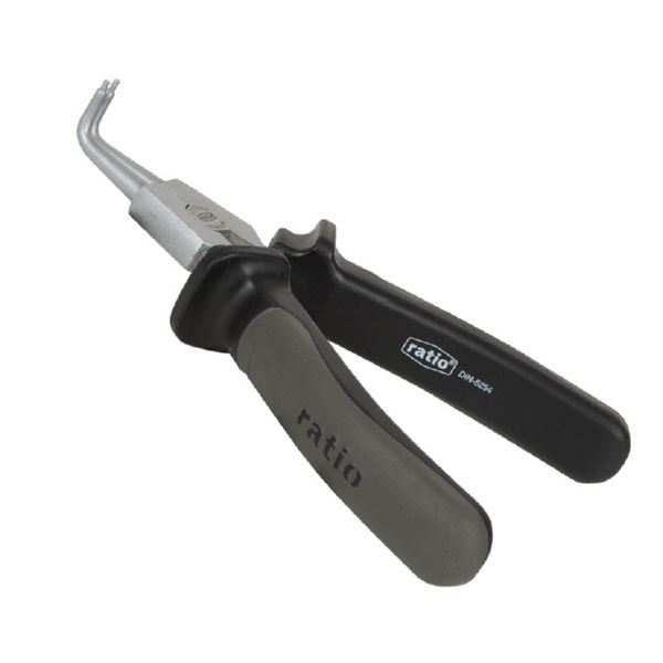 ALICATE PARA ARANDELAS INTERIOR PUNTAS CURVAS 175mm