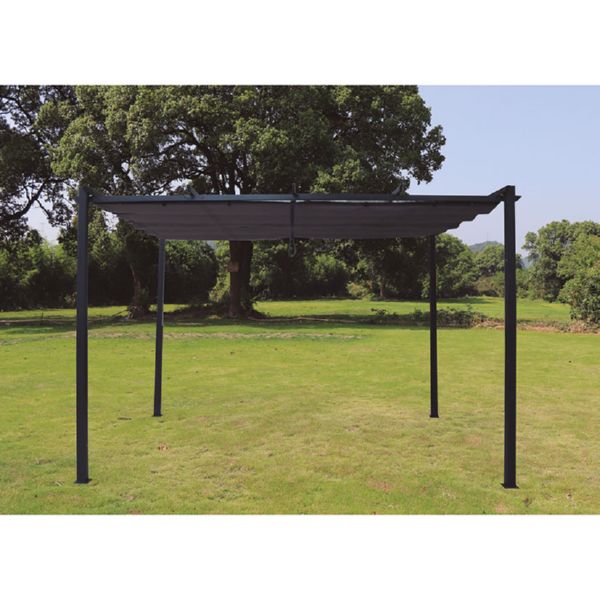 Carpa toldo corredero. Acero 3 x 4 m.