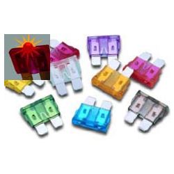 FUSIBLE UNIFUS SERIE 40L 15A AZUL CON INDICADOR LUMINOSO 