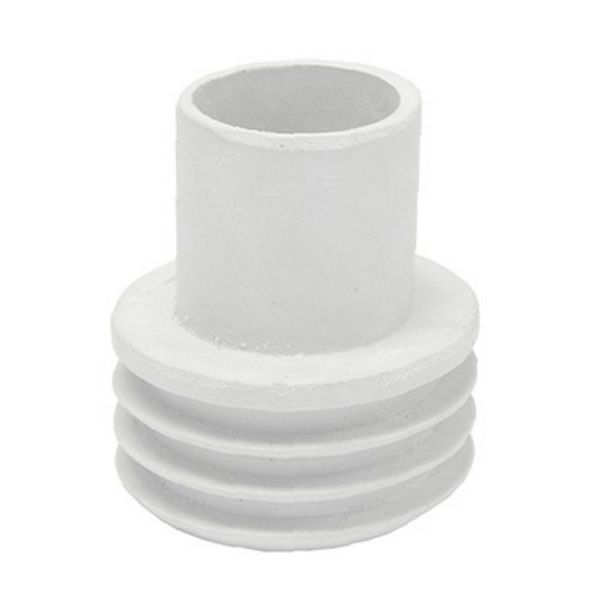 GOMA ENCHUFE WC DE 50mm CON FUELLE EXTERIOR SALIDA DE 25-30mm URINARIO