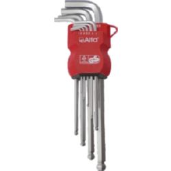 JUEGO SET 9 LLAVES ALLEN PUNTA BOLA EXTRA LARGA ALFA STEIN