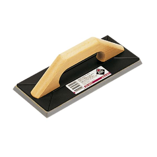 LLANA PARA JUNTAS CON BASE GOMA RUBI CON MANGO DE MADERA