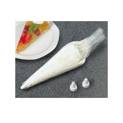 MANGA PASTELERA DESECHABLE 20uni + 3 Boquillas