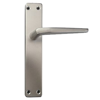 MANIVELA HANDLOCK ALUMINIO PLATA PLACA 8mm CL&Aacute;SICA