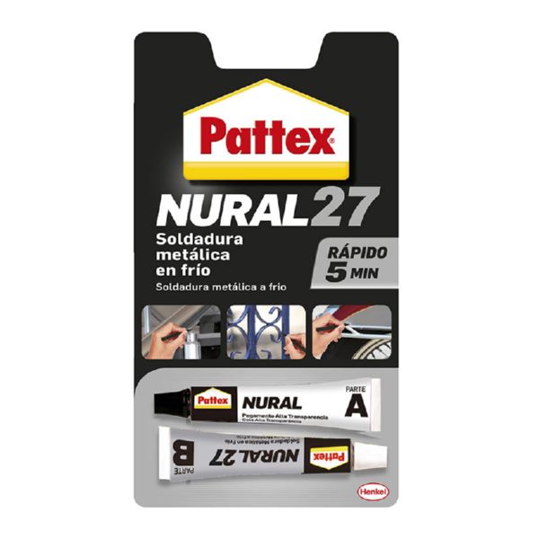 PATTEX NURAL 27 REPARADOR SOLDADURA EN FR&Iacute;O R&Aacute;PIDA 22 C.C.
