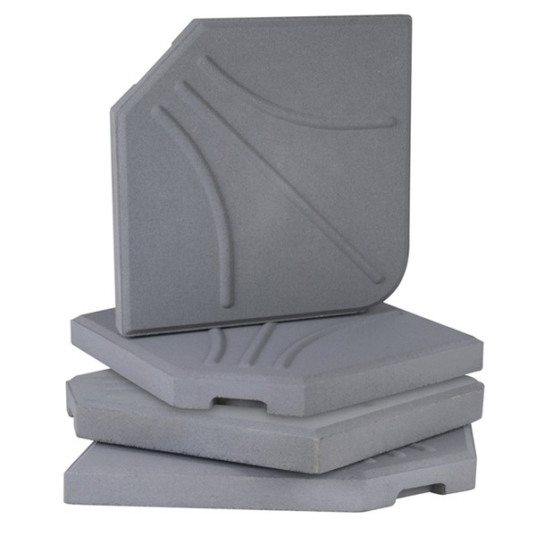 PIE CEMENTO PARASOL LATERAL 25 KG.