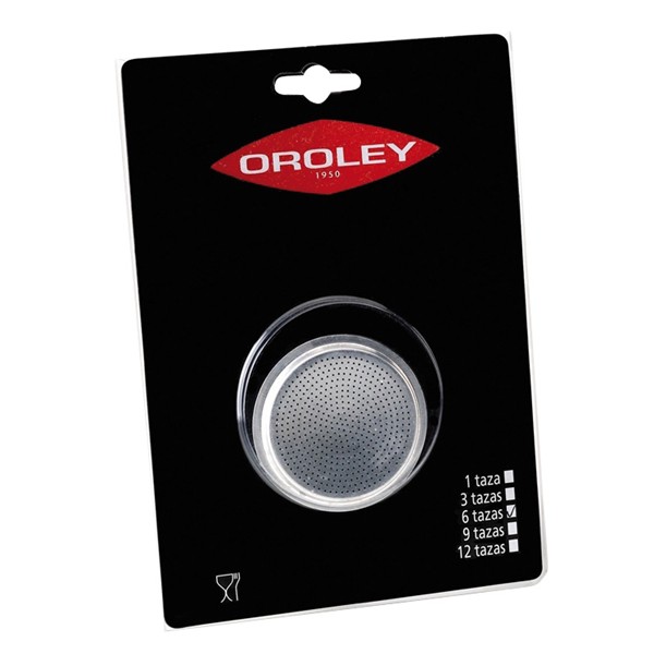 RECAMBIO CAFETERA ALUMINIO OROLEY FILTRO 6 TAZAS