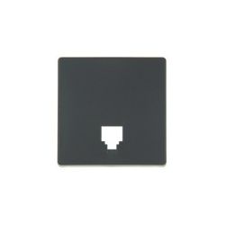 SIMON 82 TAPA TOMA TELEF&Oacute;NICA EUROPEA GRAFITO 82062-38