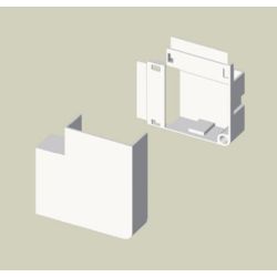 UNEX ANGULO PLANO PVC BLANCO PARA MOLDURA/CANAL 16X30 Ref.78233-2