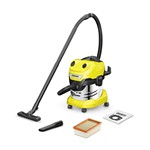 ASPIRADOR SECO/HUMEDO WD4 S 20 L. INOX