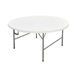 MESA PE PLEGABLE TAY REDONDA &Oslash;180CM