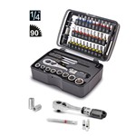 JGO. 47 PZAS. 1/4" VASOS+PUNTAS MATADOR