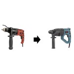 2 UN.TALADRO RT1050 +1UN. MARTILLO XF35J