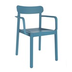 SILLA CON BRAZOS AZUL RETRO SOLEIL