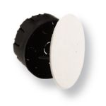 CAJA EMPALMES REDONDA 40X80 TAPA CON GANCHOS METALICOS