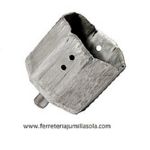 CARCASA MET&Aacute;LICA CON ESPIGA DE 12mm PARA EJE PERSIANA