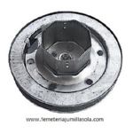 DISCO MET&Aacute;LICO PERSIANA 155mm CON ESPIGA 12mm 155mm &Oslash;