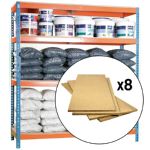 ESTANTERIA KIT MEGA 60/1 (Paquete 1) 4 BANDEJAS 180x60
