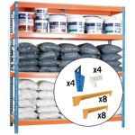 ESTANTERIA KIT MEGA 60/2 (Paquete 2) 4 PERFILES 200mm