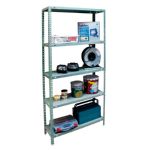 ESTANTER&Iacute;A MET&Aacute;LICA FORTE 5 BANDEJAS BLANCA 90x30x180cm 