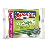 Estropajo fibra con esponja, jgo. 2 unidades