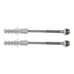 FISCHER TFS8/2B CONJUNTO TORNILLOS PARA SUJETAR SANITARIOS