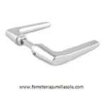 MANILLA ALUMINIO PLATA MANIVELA PUERTA CL&Aacute;SICA 2004