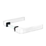 MANIVELA ALUMINIO 1 Juego EN NEGRO 120X35 CUADRADILLO  8MM