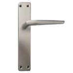 MANIVELA HANDLOCK ALUMINIO PLATA PLACA 8mm CL&Aacute;SICA