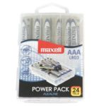 MAXELL PILA ALCALINA LR03 AAA PACK CAJA 24 UNIDADES 