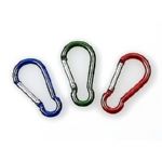 MOSQUETON BOMBERO ALUMINIO 6cm COLORES SURTIDOS