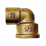 RACOR LATON CODO FIG.90GCU 90&ordm; 15x1/2 HEMBRA RACOR PIPA SOLDAR