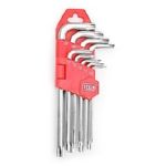 SET 9 LLAVE TORX LARGA PUNTA INVIOLABLE STEIN CROMO-VANADIO