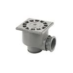 SUMIDERO SALIDA HORIZONTAL Y VERTICAL SIF&Oacute;NICO 100X100mm 50-40 PL&Aacute;STICO